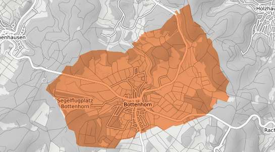 Mietspiegelkarte Bad Endbach Bottenhorn